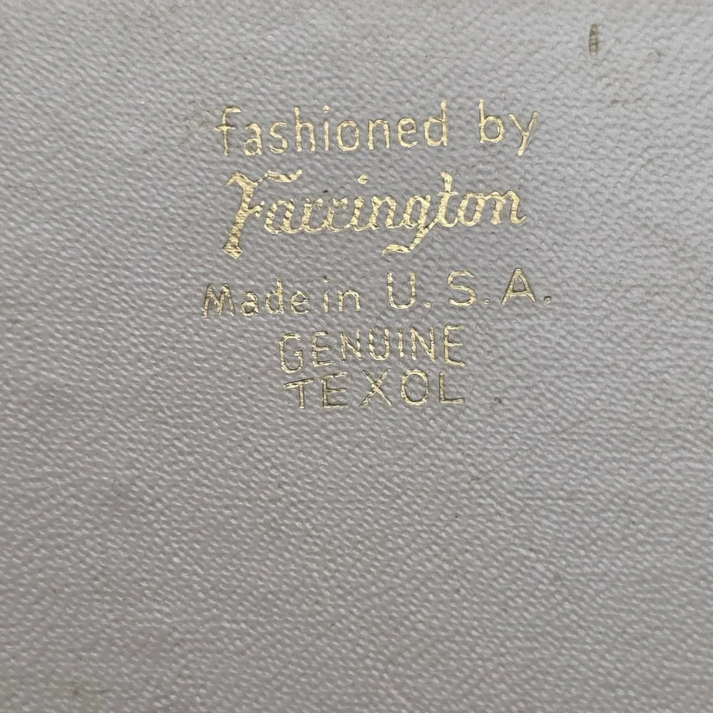 Farrington Vintage Travel Jewelry Box - Genuine Texol Pink Satin and Velvet